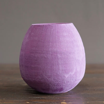 Lavender / Orange Dino Vase #JT440E