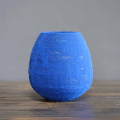 Blue / Yellow Dino Vase #JT376B