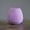 Violet / Orange Dino Vase #JT376D