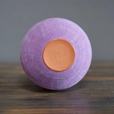 Violet / Orange Dino Vase #JT376D