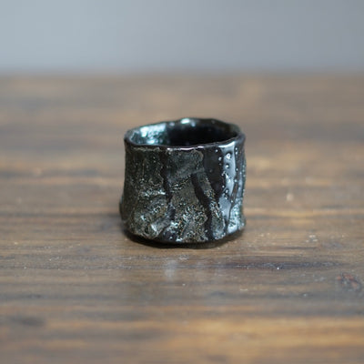 Black GUINOMI Sake Cup #HT431A