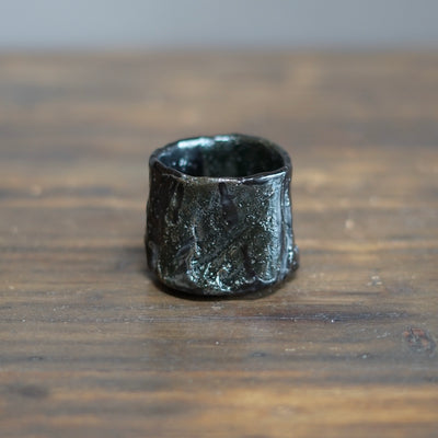 Black GUINOMI Sake Cup #HT431A