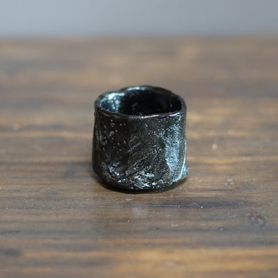 Black GUINOMI Sake Cup #HT431A