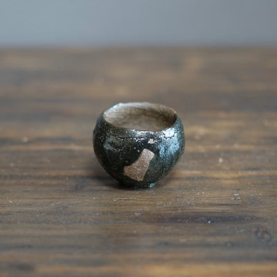 Black / Brown GUINOMI Sake Cup #HT431B