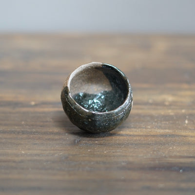 Black / Brown GUINOMI Sake Cup #HT431B