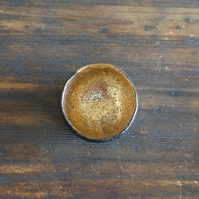 Gilded Coal GUINOMI Sake Cup #HT433B