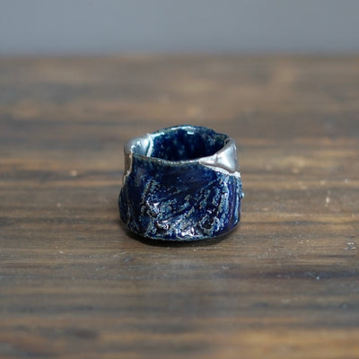Silver Ocean GUINOMI Sake Cup #HT434A