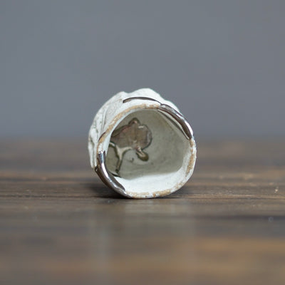 Silver Snow GUINOMI Sake Cup #HT434B