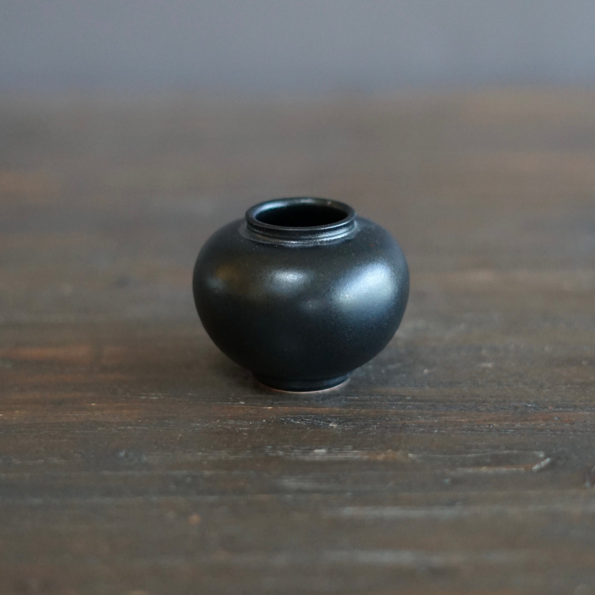 Black Chaire Tea Caddy w/ 3D Printing Top #KU17