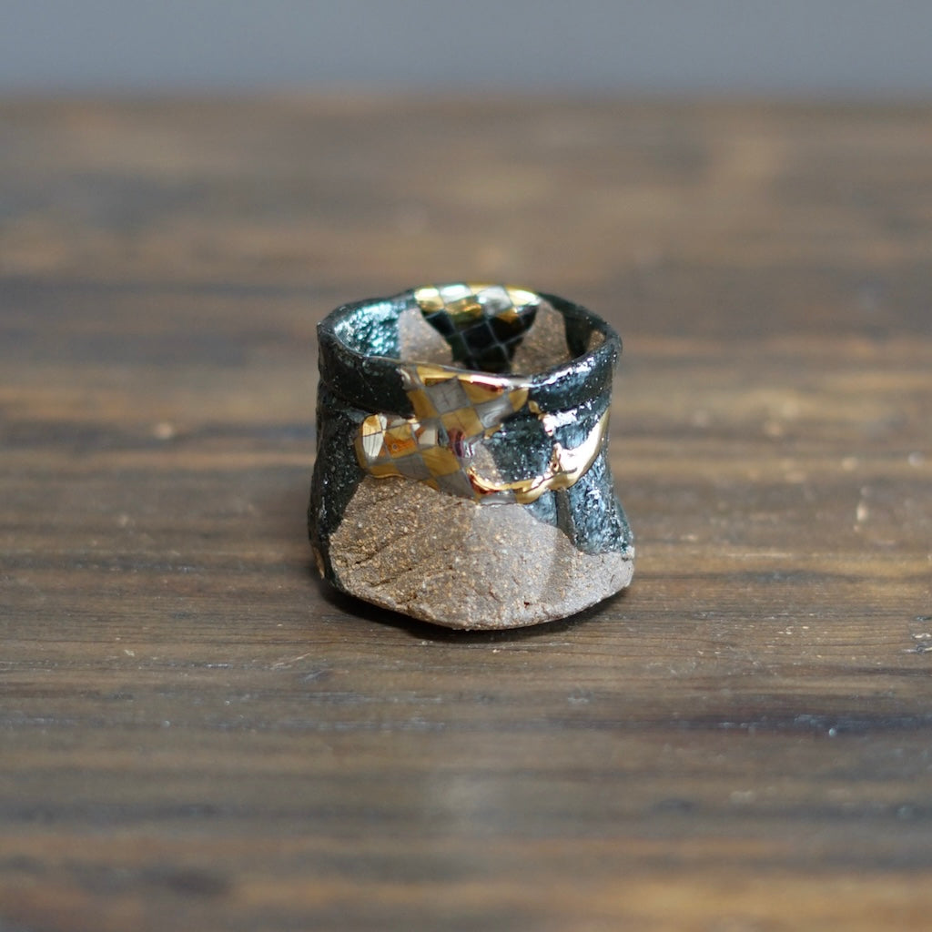 Gilded Earth GUINOMI Sake Cup #HT435