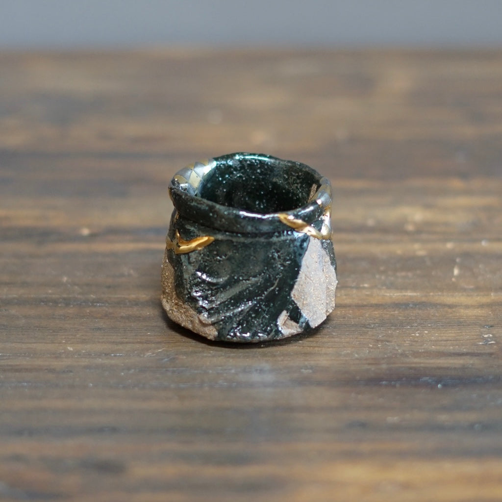 Gilded Earth GUINOMI Sake Cup #HT435