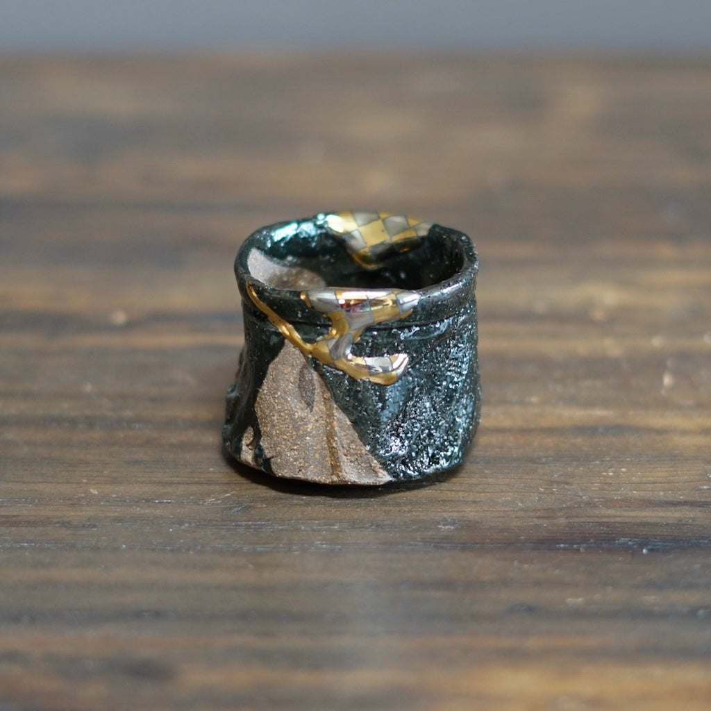 Gilded Earth GUINOMI Sake Cup #HT435