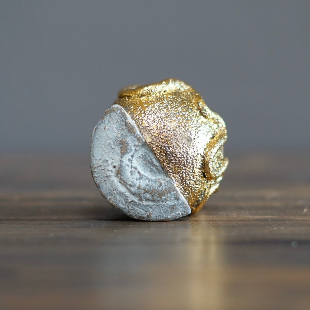 Gilded Snake GUINOMI Sake Cup #HT437