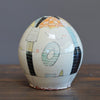 "Schematics" Large Globe Vase #BC42