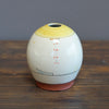 "Schematics" Small Globe Form Vase #BC43