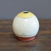"Schematics" Small Globe Form Vase #BC45