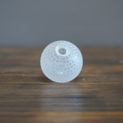 White Globe Bud Vase #YY2A