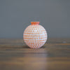 Orange Globe Bud Vase #YY2C
