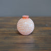Orange Globe Bud Vase #YY2C