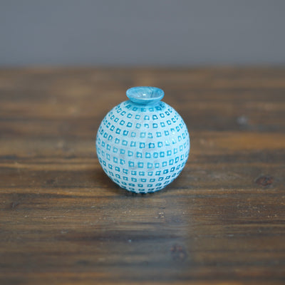 Blue Globe Bud Vase #YY2D