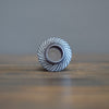 Black Etched Bud Vase #YY3A