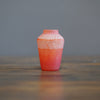 Orange Etched Bud Vase #YY3B
