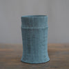 Coal Blue / Red Column Vase #JT410A