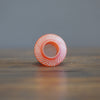 Orange Etched Bud Vase #YY3B