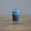 Blue Etched Bud Vase #YY3C