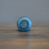 Blue Etched Bud Vase #YY3C
