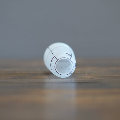 White Bud Vase #YY1A