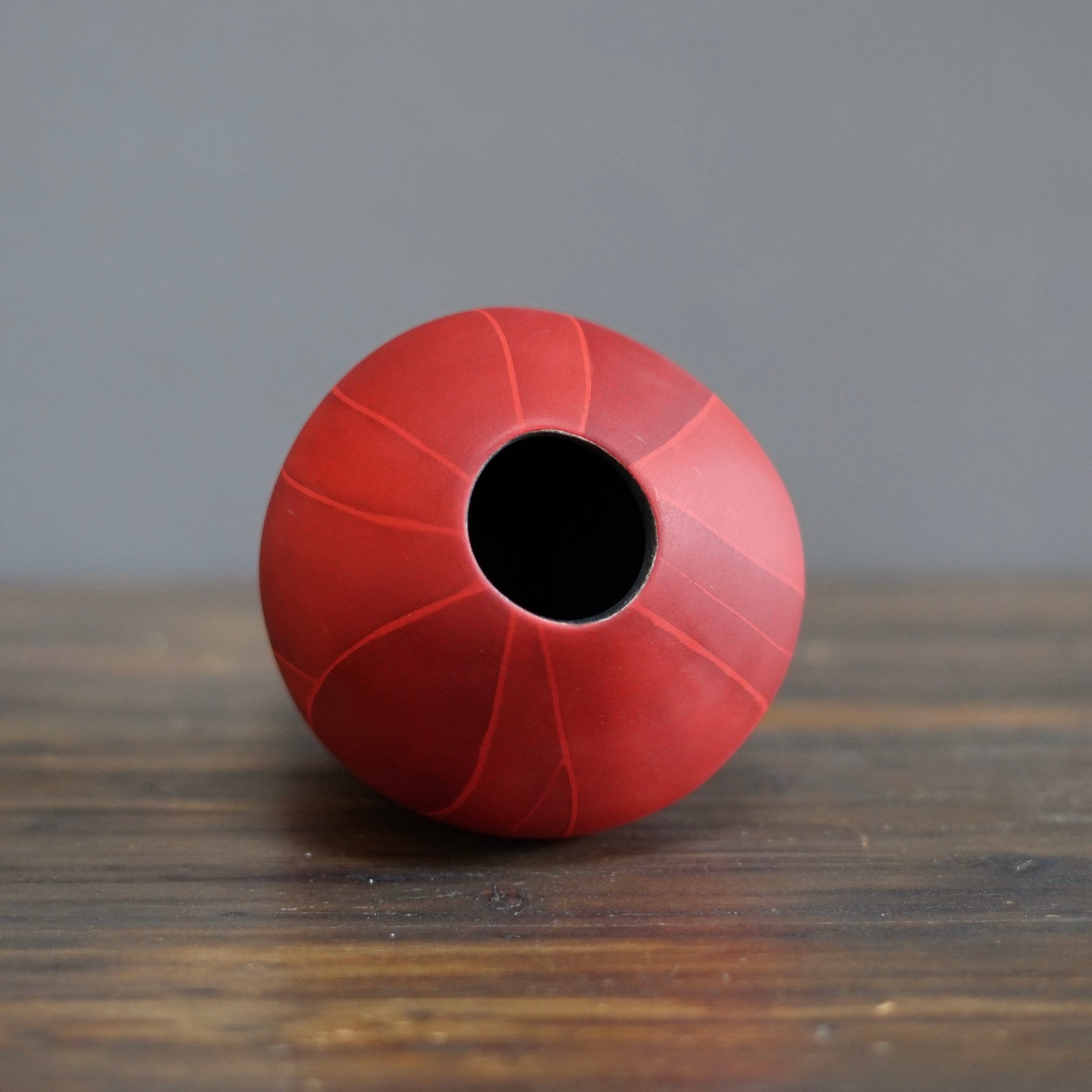 Small Red Flower Vase #AY2
