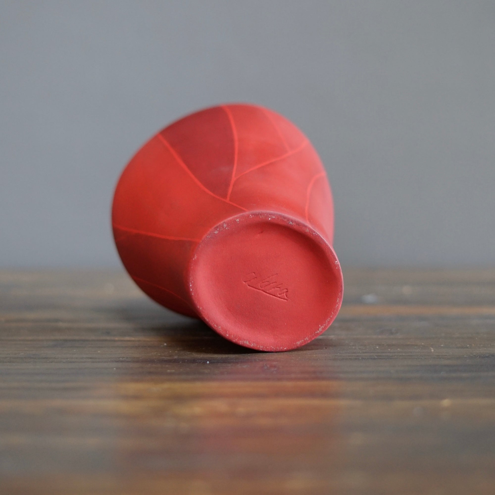 Small Red Flower Vase #AY2