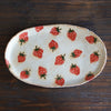 Oval Strawberry Serving Plate #KB2