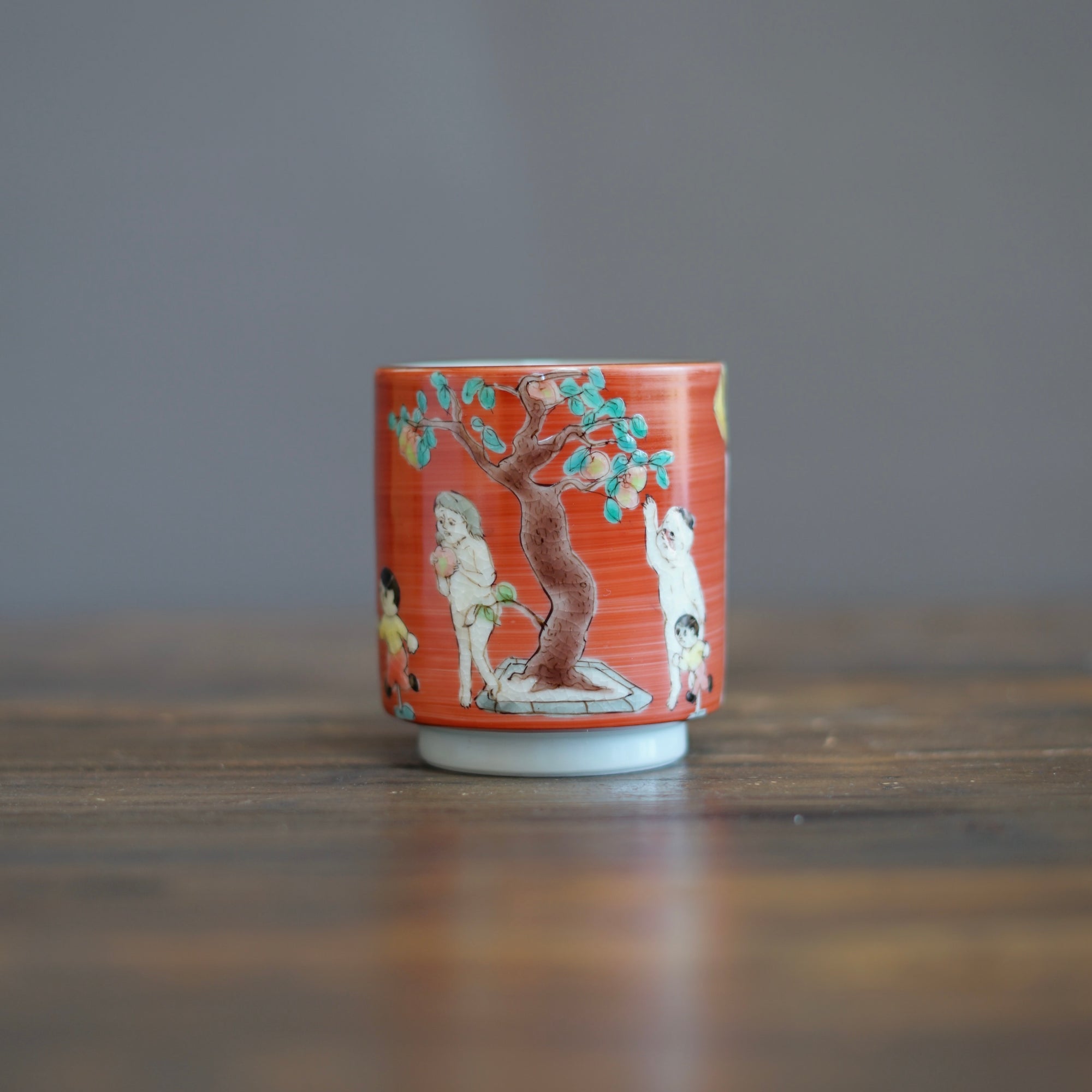 KUTANI-ISH YUNOMI Tea Cup #MA123A