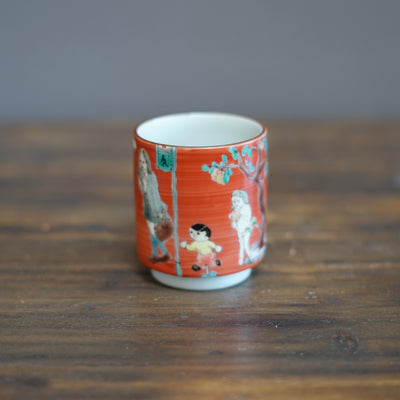 KUTANI-ISH YUNOMI Tea Cup #MA123A