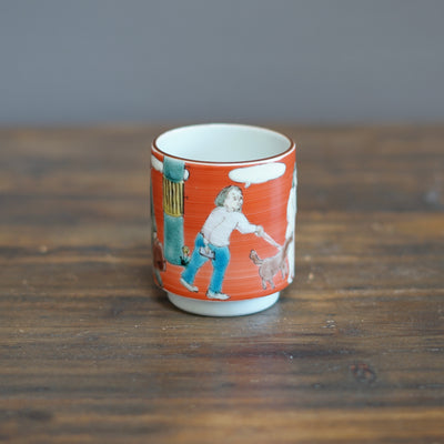 KUTANI-ISH YUNOMI Tea Cup #MA123B