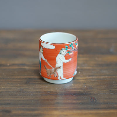 KUTANI-ISH YUNOMI Tea Cup #MA123B