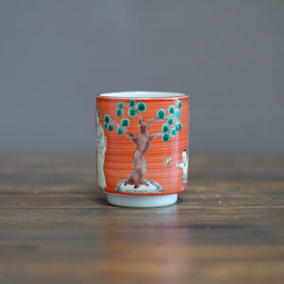 KUTANI-ISH YUNOMI Tea Cup #MA123D