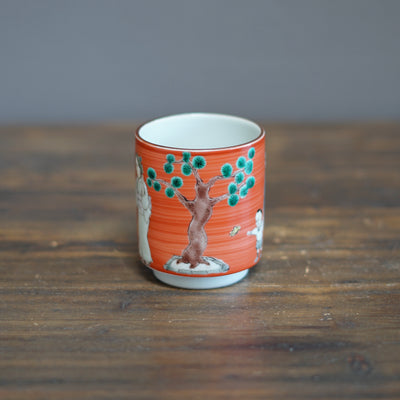 KUTANI-ISH YUNOMI Tea Cup #MA123D