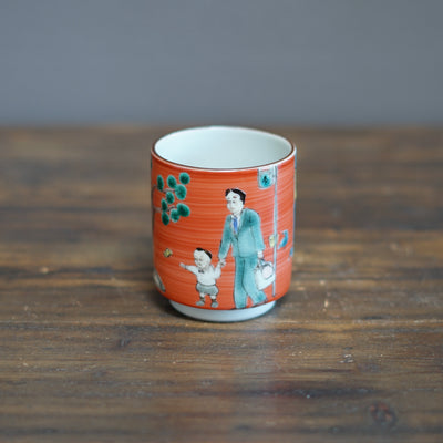 KUTANI-ISH YUNOMI Tea Cup #MA123D