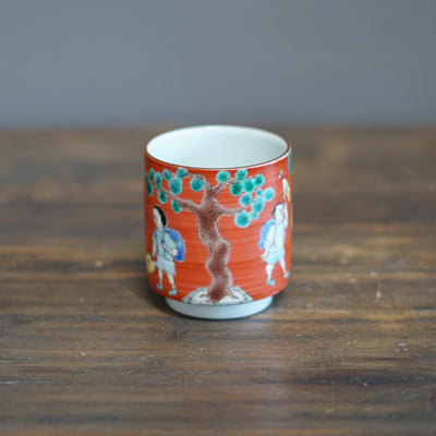 KUTANI-ISH YUNOMI Tea Cup #MA123E
