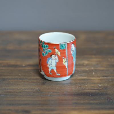 KUTANI-ISH YUNOMI Tea Cup #MA123E
