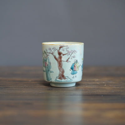 The Colors of Spring YUNOMI Tea Cup #MA123F