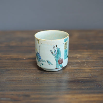 The Colors of Spring YUNOMI Tea Cup #MA123F