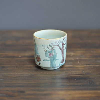 The Colors of Spring YUNOMI Tea Cup #MA123F