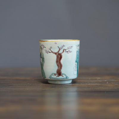 The Colors of Spring YUNOMI Tea Cup #MA123H