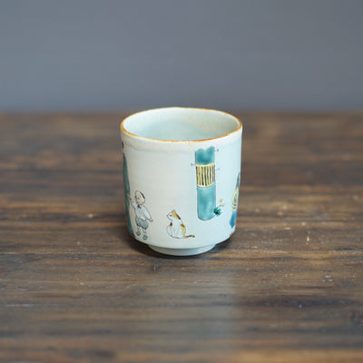 The Colors of Spring YUNOMI Tea Cup #MA123H