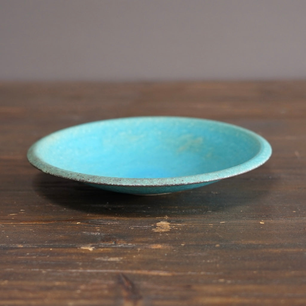 Turquoise Medium Shallow Bowl #MS007i