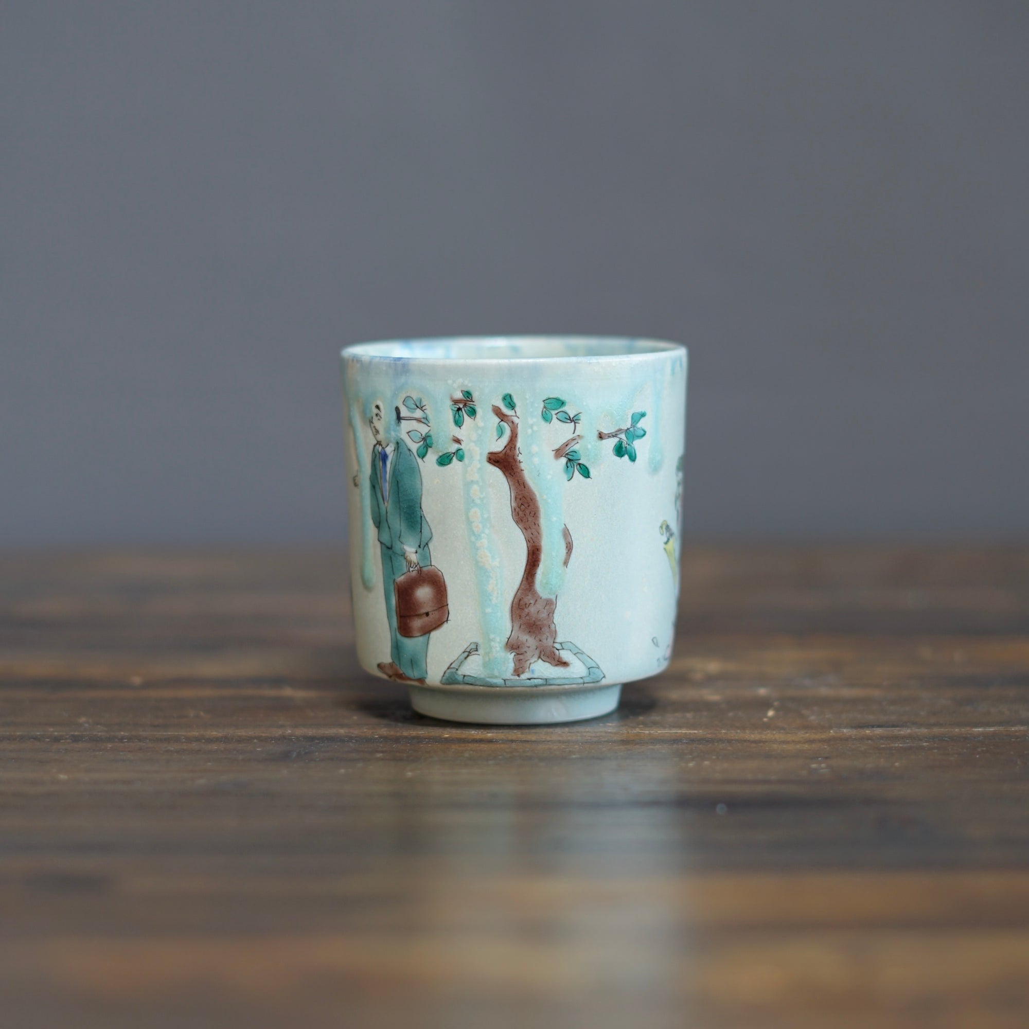 The Color After Rain YUNOMI Tea Cup #MA123K